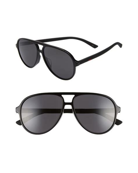 gucci aviators mens|gucci 60mm aviator sunglasses.